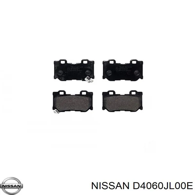 Колодки гальмові задні, дискові D4060JL00E Nissan