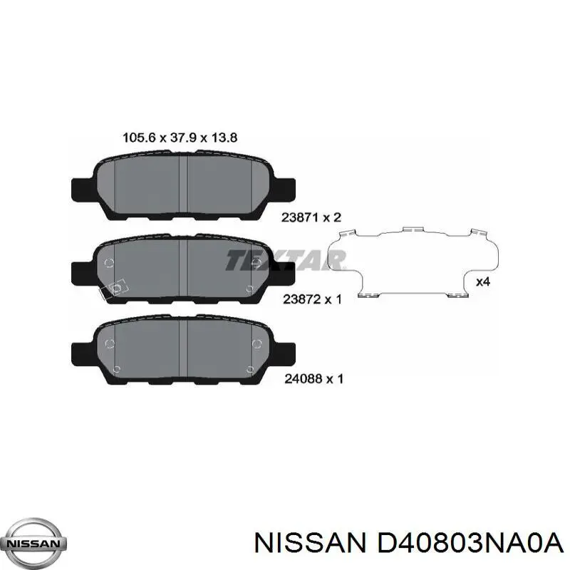  D40803NA0A Nissan