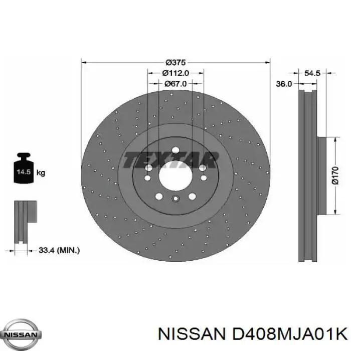 D408MJA01K Nissan/Infiniti 