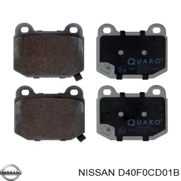 Купити D40F0CD01B Nissan/Infiniti Задні колодки