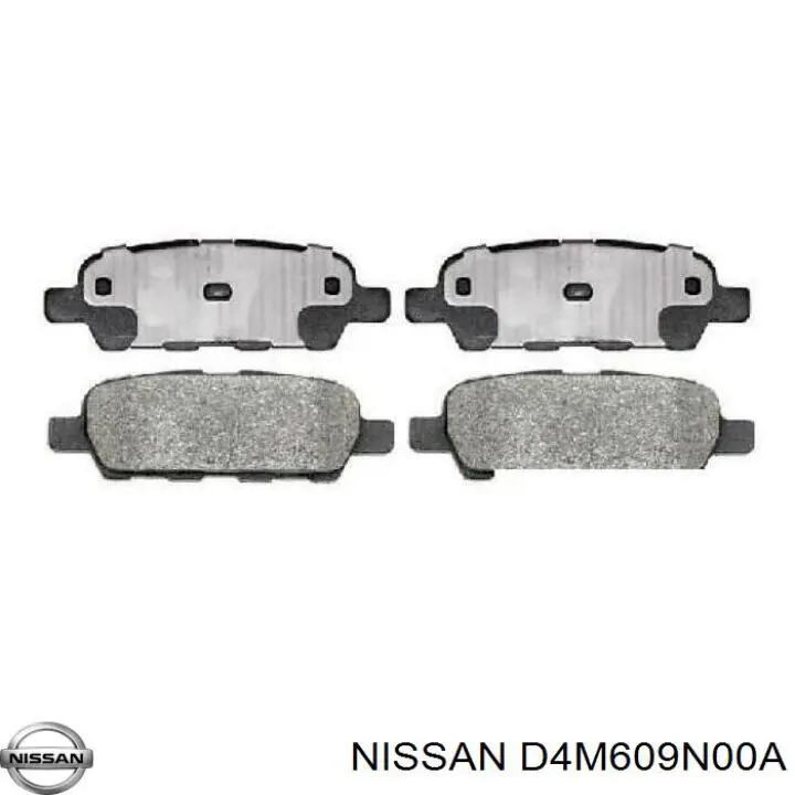 Задні гальмівні колодки Nissan/Infiniti D4M609N00A ціна, від 18.26 USD