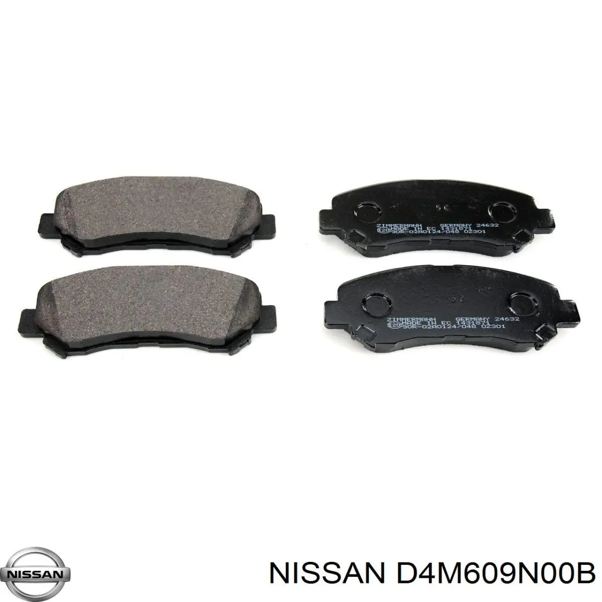 Задні гальмівні колодки Nissan/Infiniti D4M609N00B ціна, від 18.47 USD