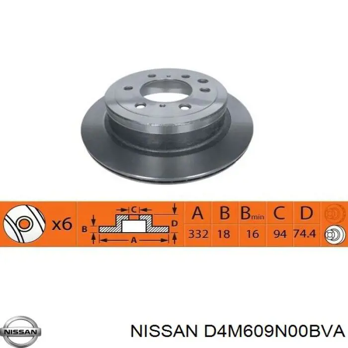 D4M609N00BVA Nissan/Infiniti 