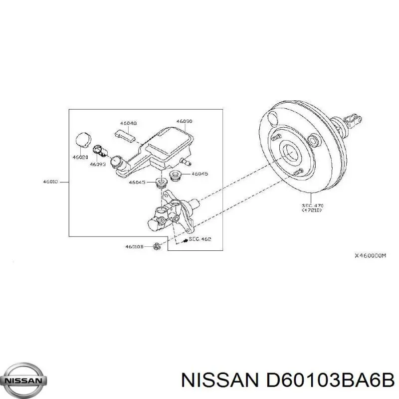 D60103BA6B Nissan/Infiniti 