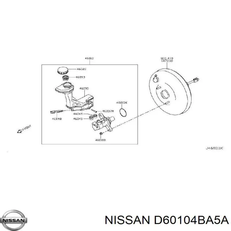 0204830141 Bosch Циліндр гальмівний, головний