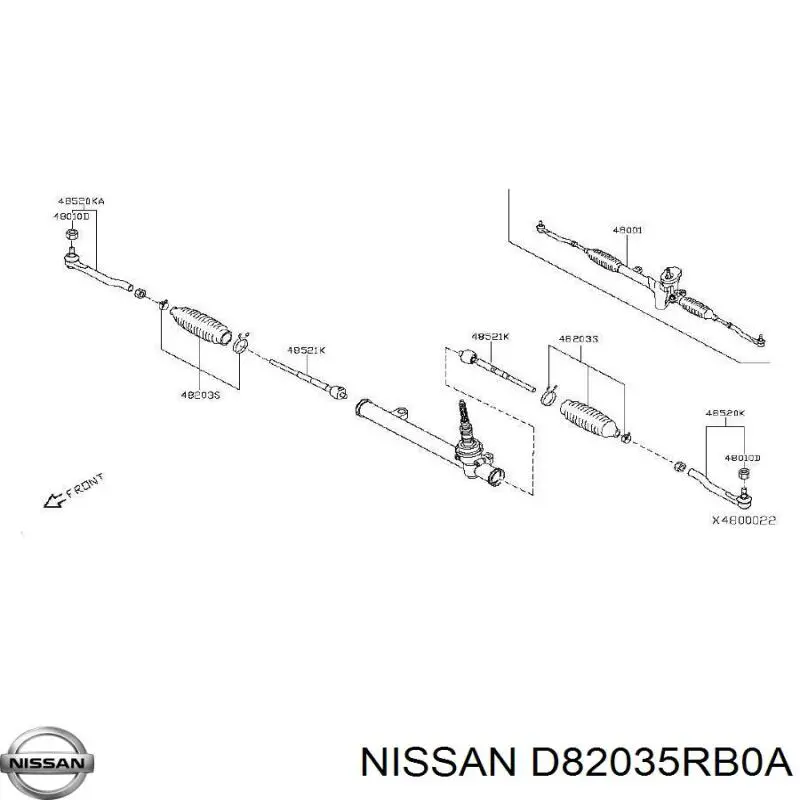 D82035RB0A Nissan/Infiniti 