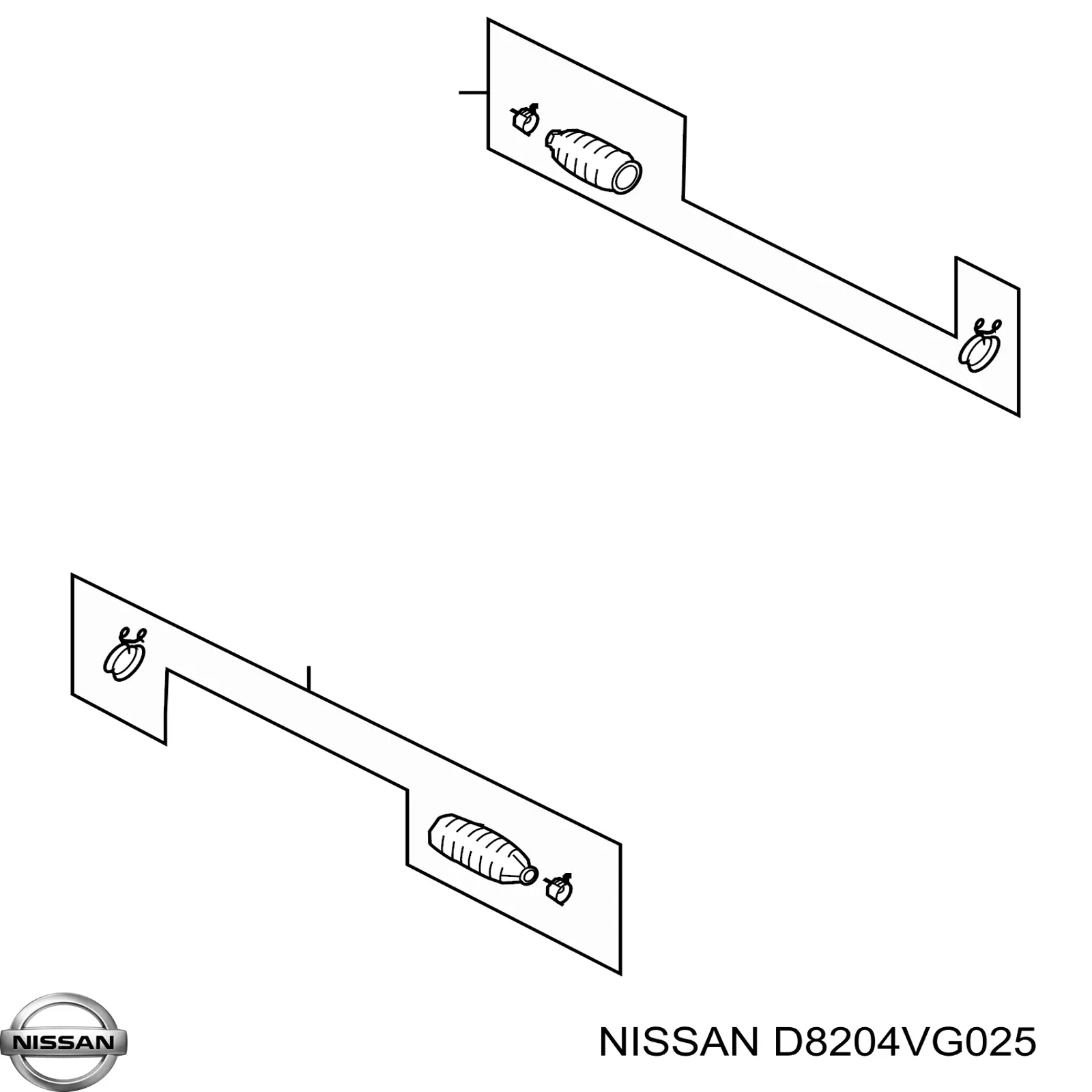 Купити D8204VG025 Nissan/Infiniti Пильник рульового механізму/рейки, правий