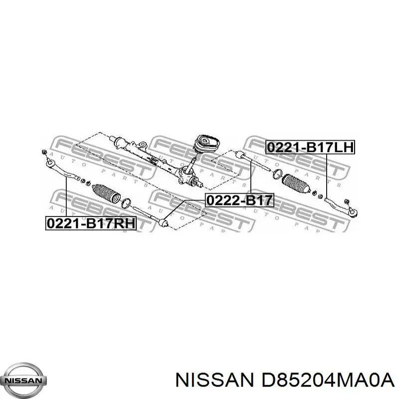  D85204MA0A Nissan