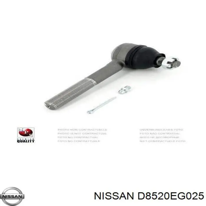 Наконечник рульовий Nissan/Infiniti D8520EG025 ціна, від 15.94 USD