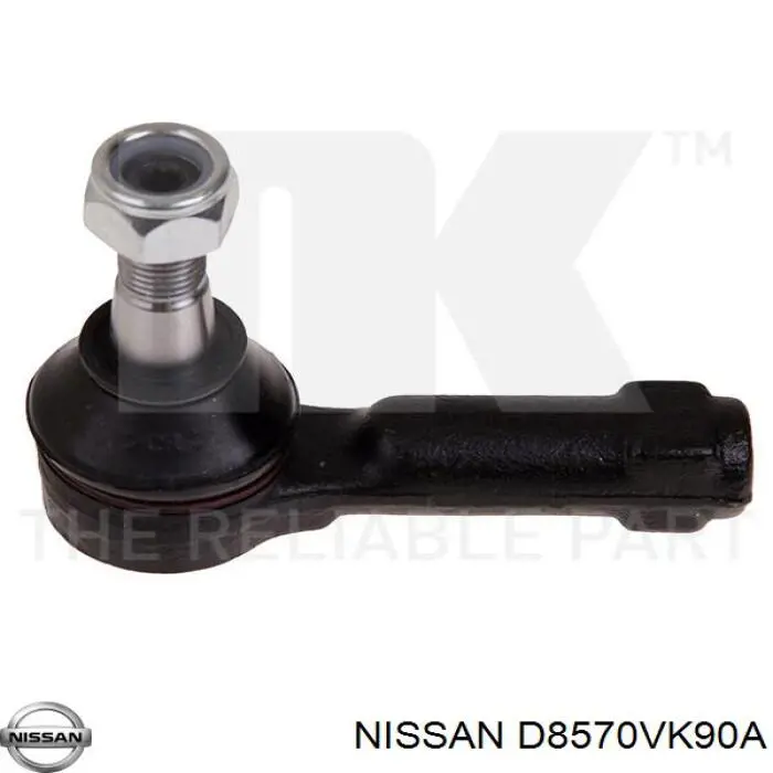 Накінечник рульової тяги, внутрішній, лівий Nissan/Infiniti D8570VK90A ціна, від 10.52 USD