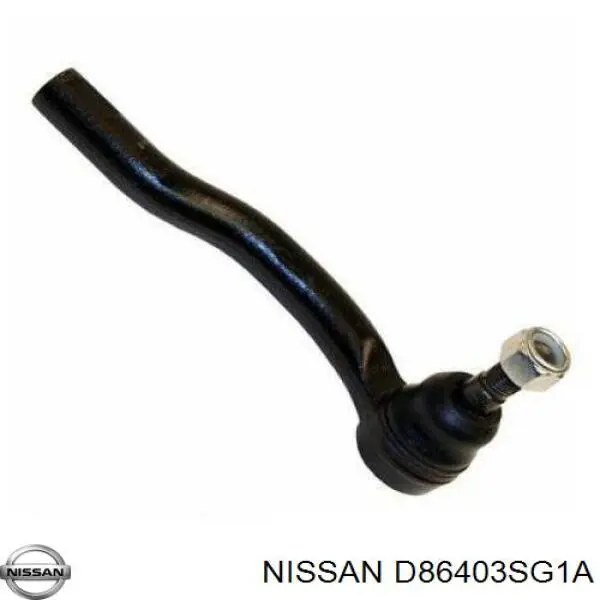 Наконечник рульовий Nissan/Infiniti D86403SG1A ціна, від 16.21 USD