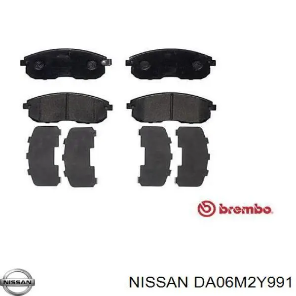 Тормозні колодки Nissan/Infiniti DA06M2Y991