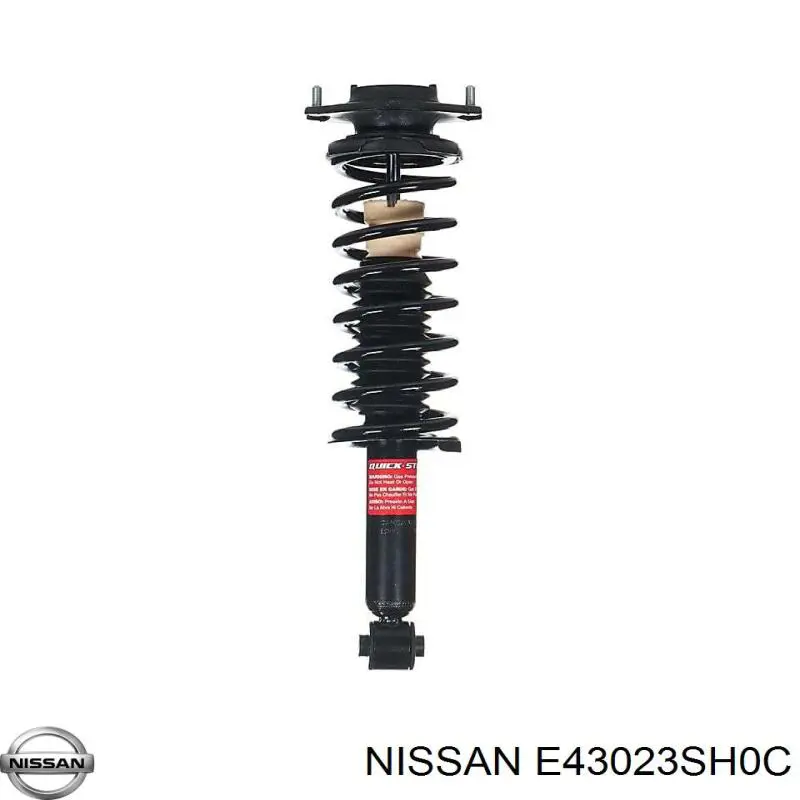 Амортизатор передній, правий E43029AM0B Nissan/Infiniti