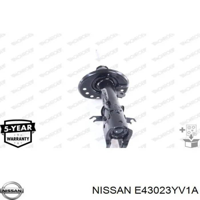 Купити E43023YV1A Nissan/Infiniti Амортизатор передній, правий