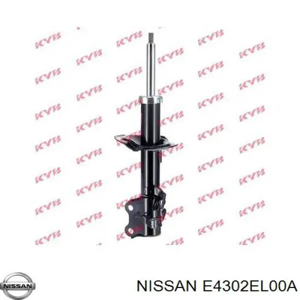 Амортизатор передній, правий Nissan/Infiniti E4302EL00A ціна, від 36.23 USD