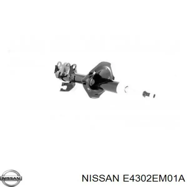 E4302EM01A Nissan амортизатор передній, правий