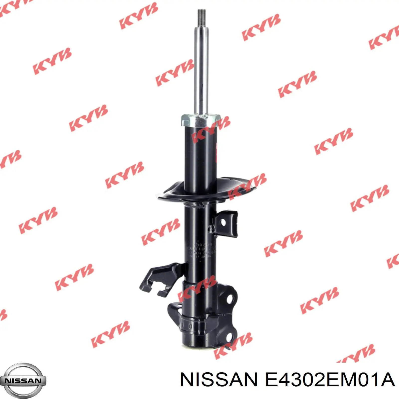 Амортизатор передній, правий Nissan/Infiniti E4302EM01A ціна, від 45.14 USD