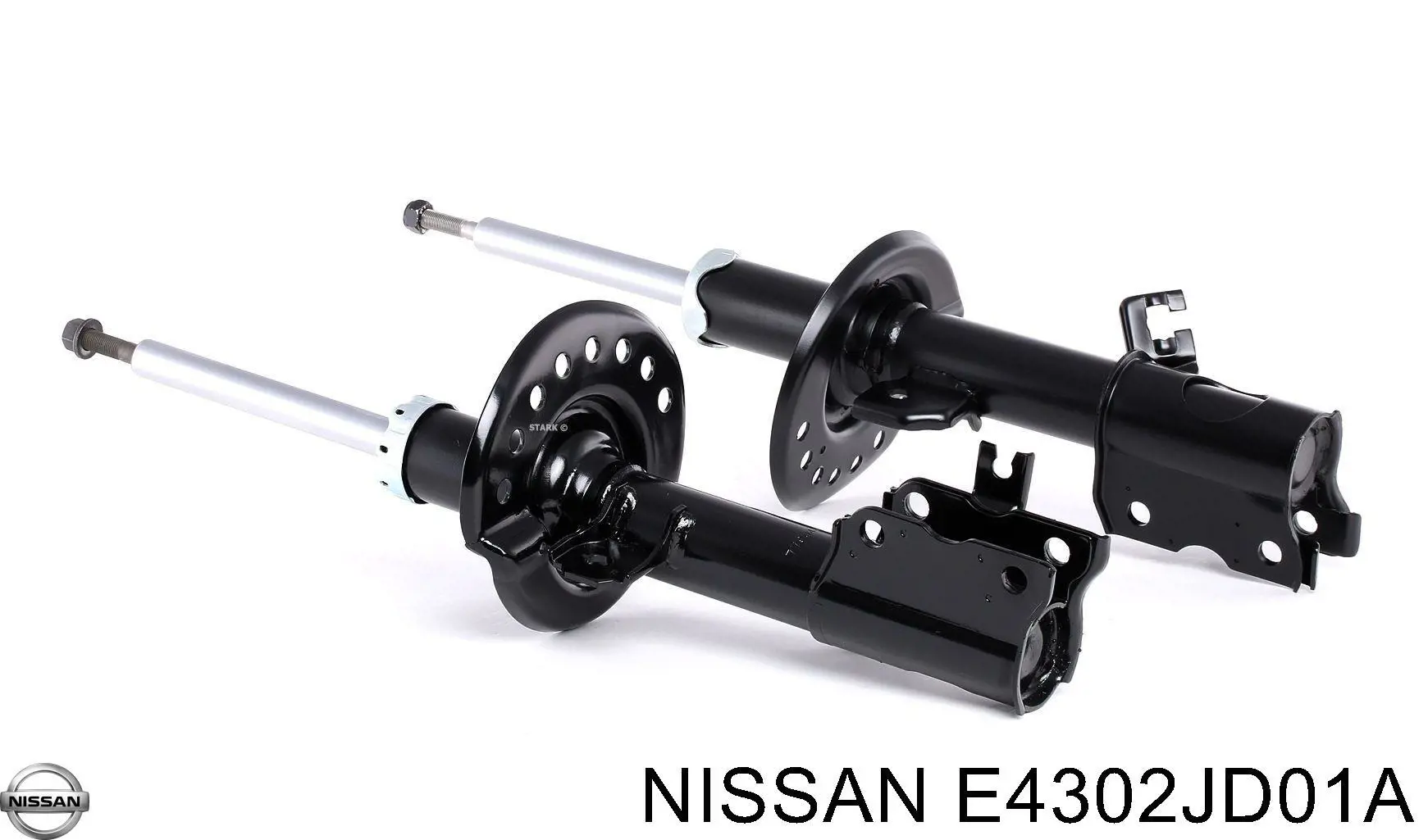 Амортизатор передній, правий E4302JD01A Nissan/Infiniti