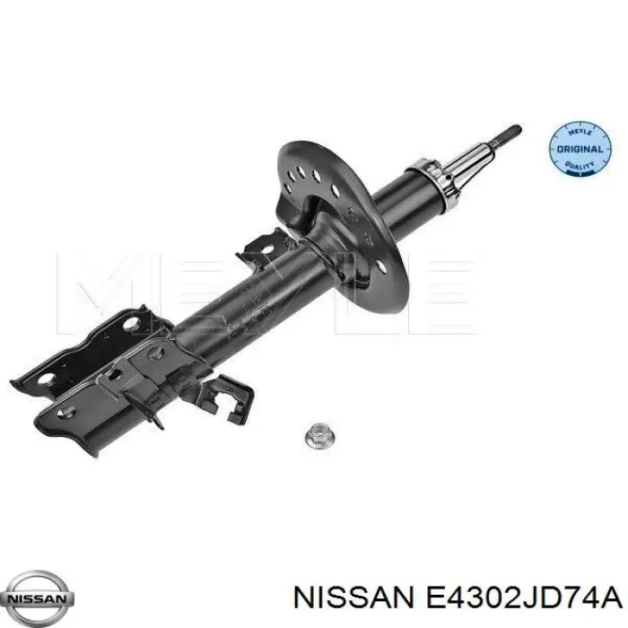 Амортизатор передній, правий Nissan/Infiniti E4302JD74A ціна, від 69.28 USD