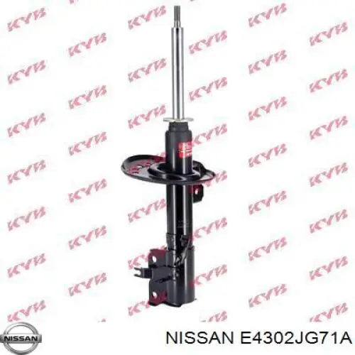 Амортизатор передній, правий Nissan/Infiniti E4302JG71A ціна, від 40.77 USD