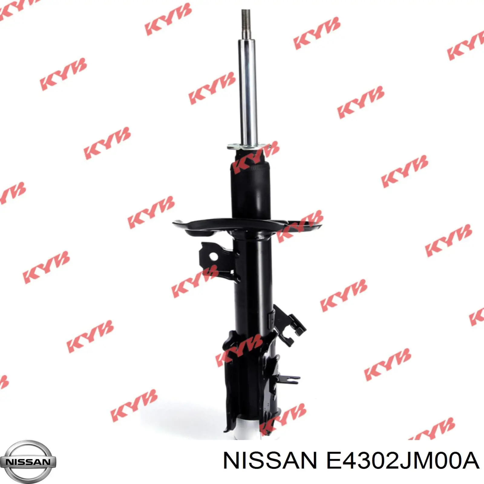 Амортизатор передній, правий Nissan/Infiniti E4302JM00A ціна, від 43.06 USD
