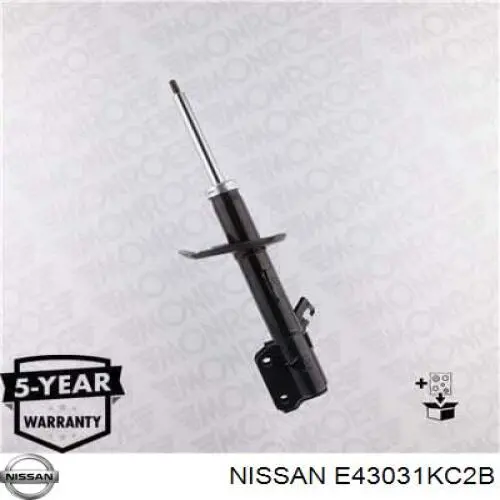 Амортизатор передньої підвіски, лівий Nissan/Infiniti E43031KC2B ціна, від 42.87 USD