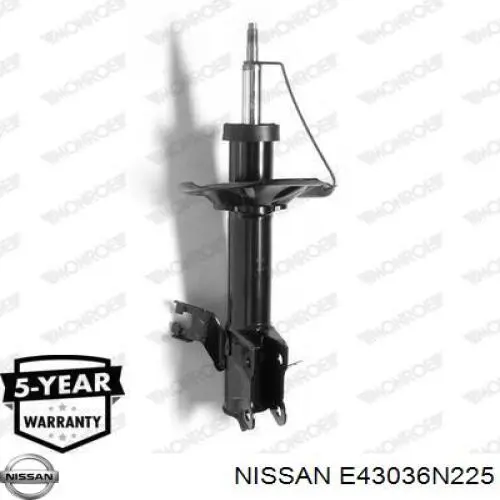 Купити E43036N225 Nissan/Infiniti Амортизатора передній лівий