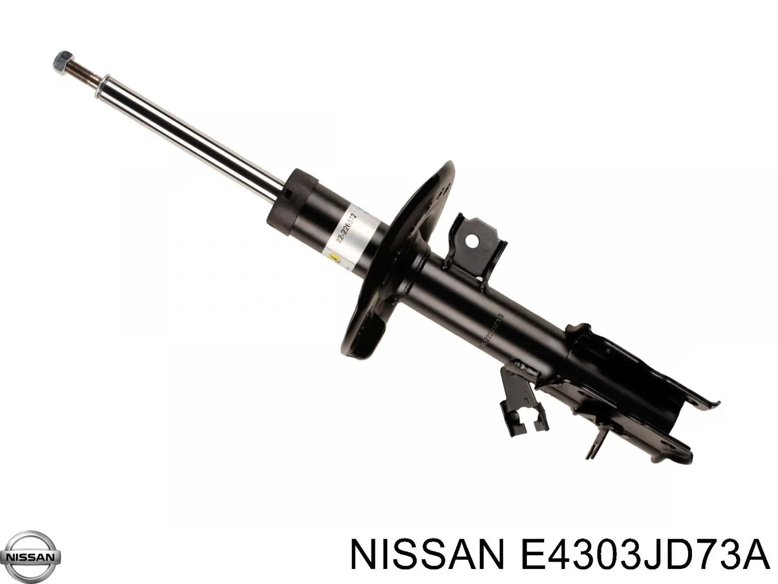E4303JD73A Nissan амортизатор передній, лівий