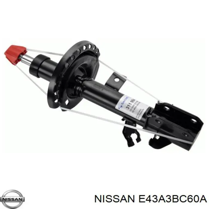 Амортизатор передньої підвіски, лівий Nissan/Infiniti E43A3BC60A ціна, від 32.29 USD