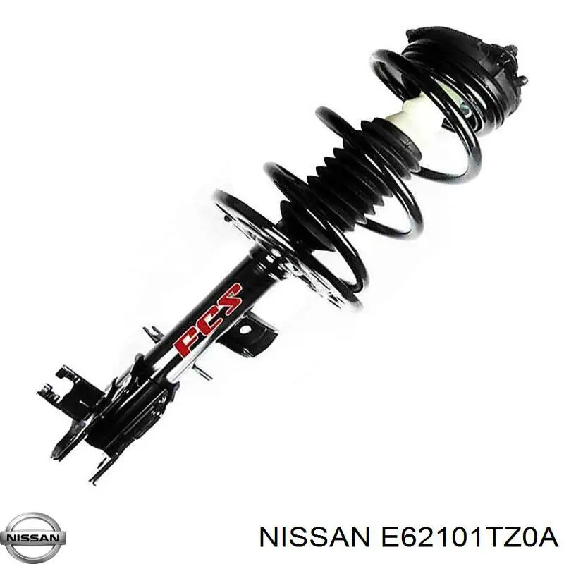 Амортизатор задній Nissan/Infiniti E62101TZ0A ціна, від 21.17 USD