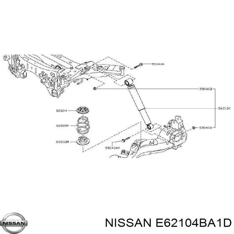  E62104BA1D Nissan