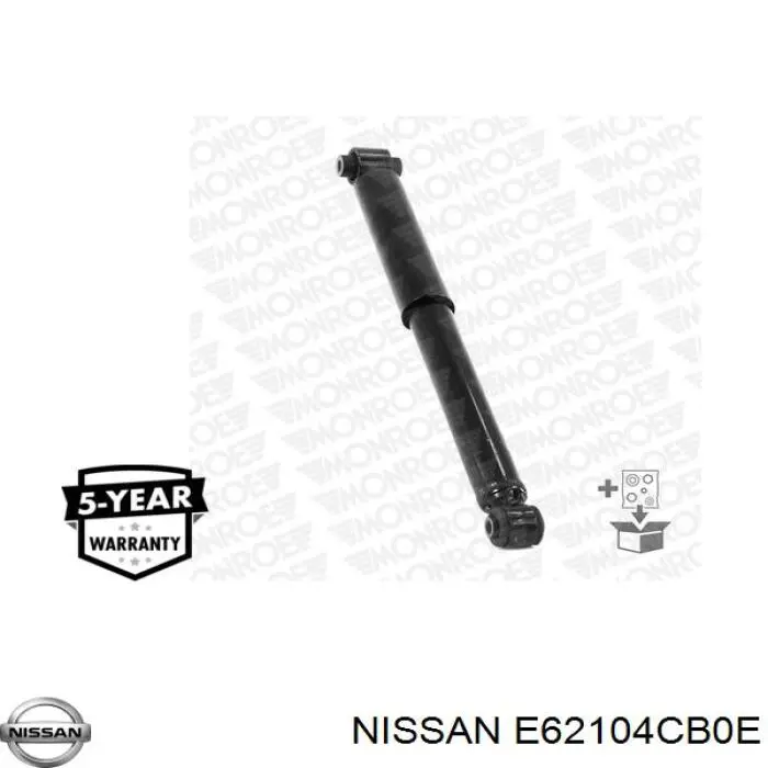 Амортизатор задній Nissan/Infiniti E62104CB0E ціна, від 27.62 USD