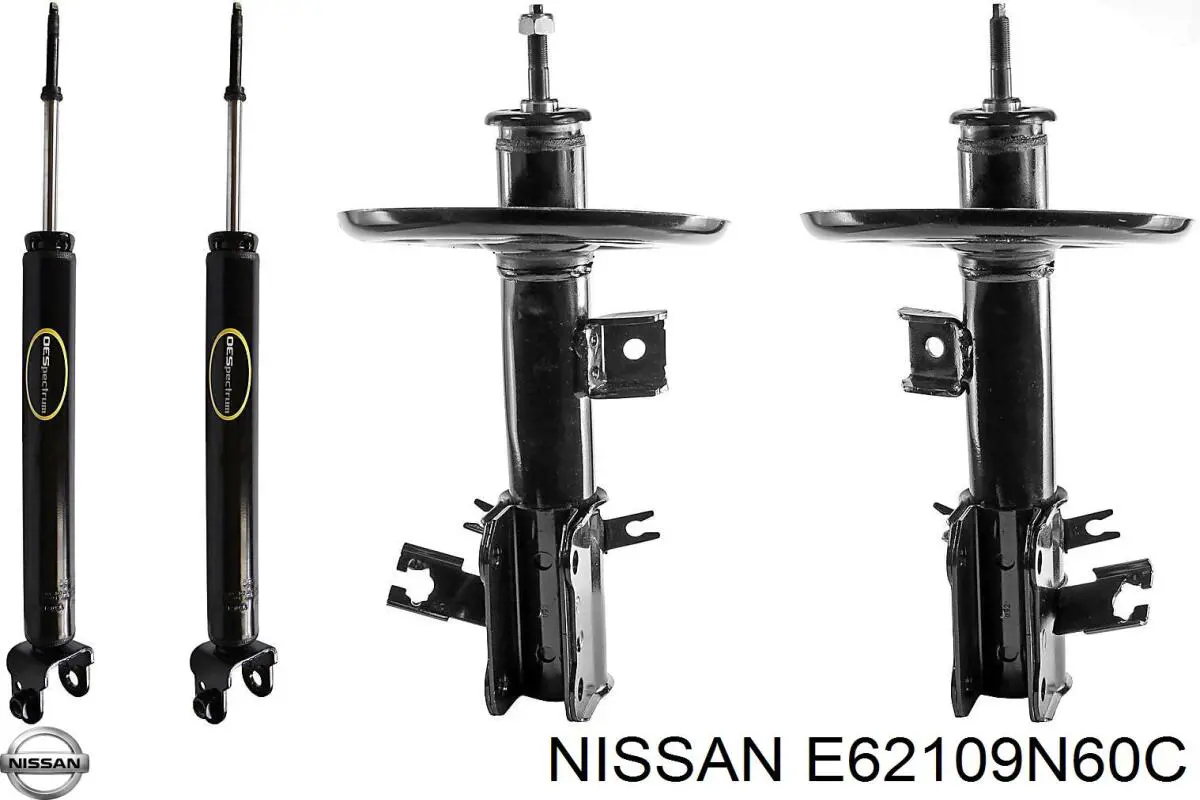 Купити E62109N60C Nissan/Infiniti Стійка амортизатора задня