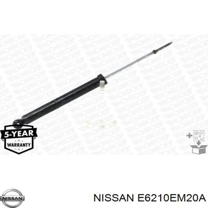 Амортизатор задній Nissan/Infiniti E6210EM20A ціна, від 22.56 USD