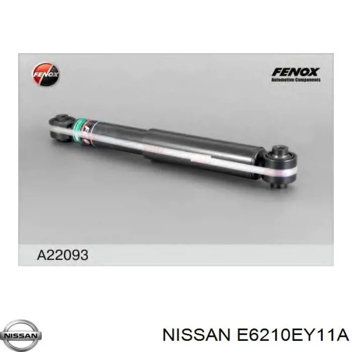 Амортизатор задній Nissan/Infiniti E6210EY11A ціна, від 20.77 USD