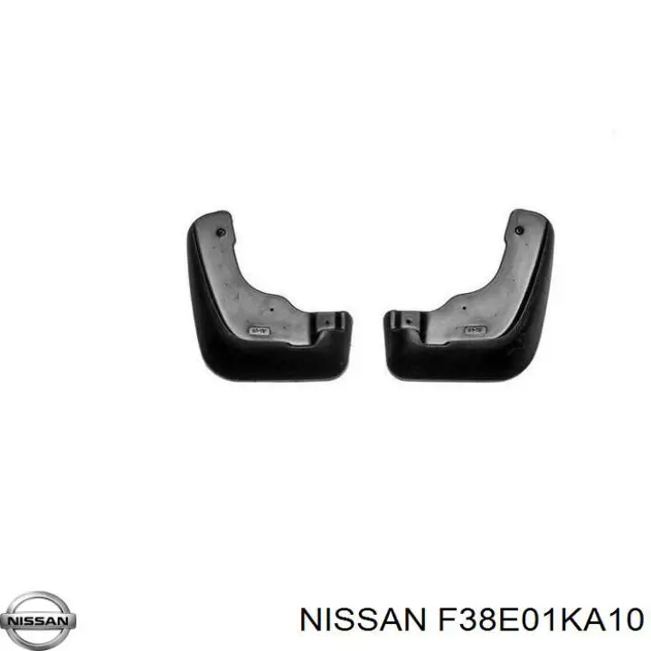 Бризковики передні + задні, комплект Nissan JUKE NMUK (F15E) (Нісан Жук)