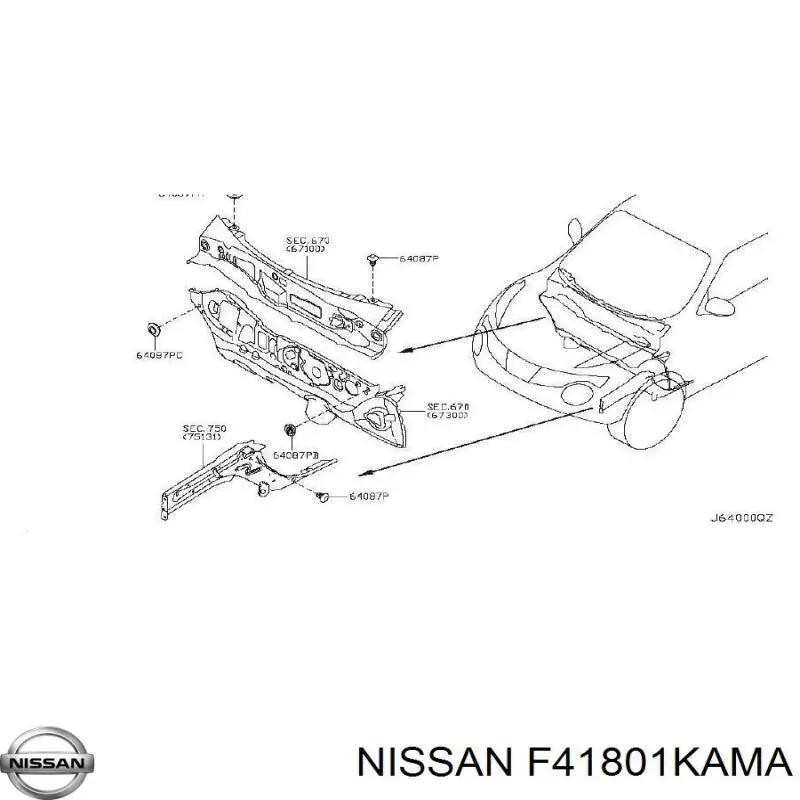 F41801KAMA Nissan/Infiniti 