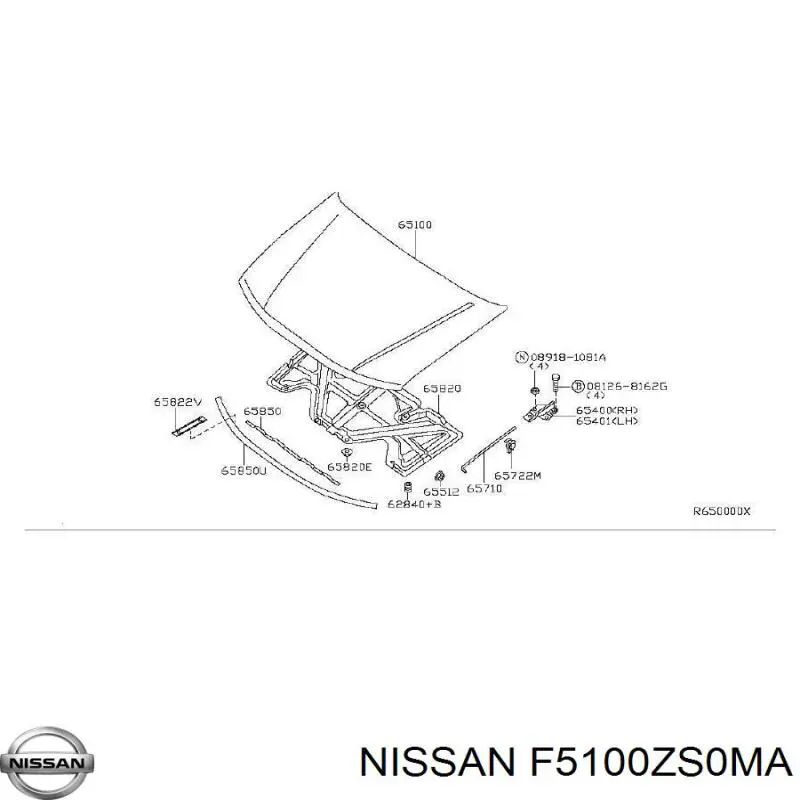 F5100ZS0MA Nissan капот