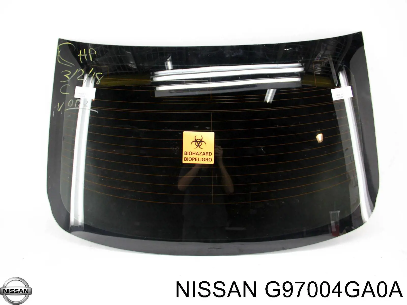Скло автомобільне заднє Nissan/Infiniti G97004GA0A ціна, від 101.58 USD