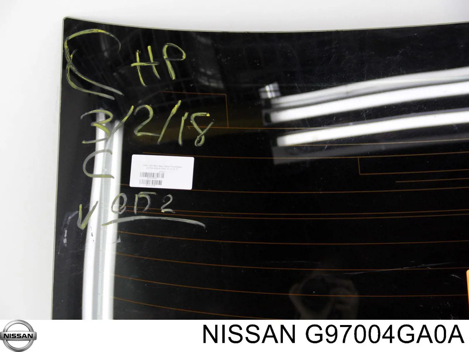 Купити G97004GA0A Nissan/Infiniti Скло заднє
