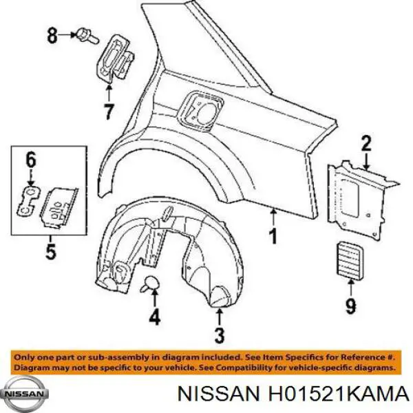  H01521KAMA Nissan