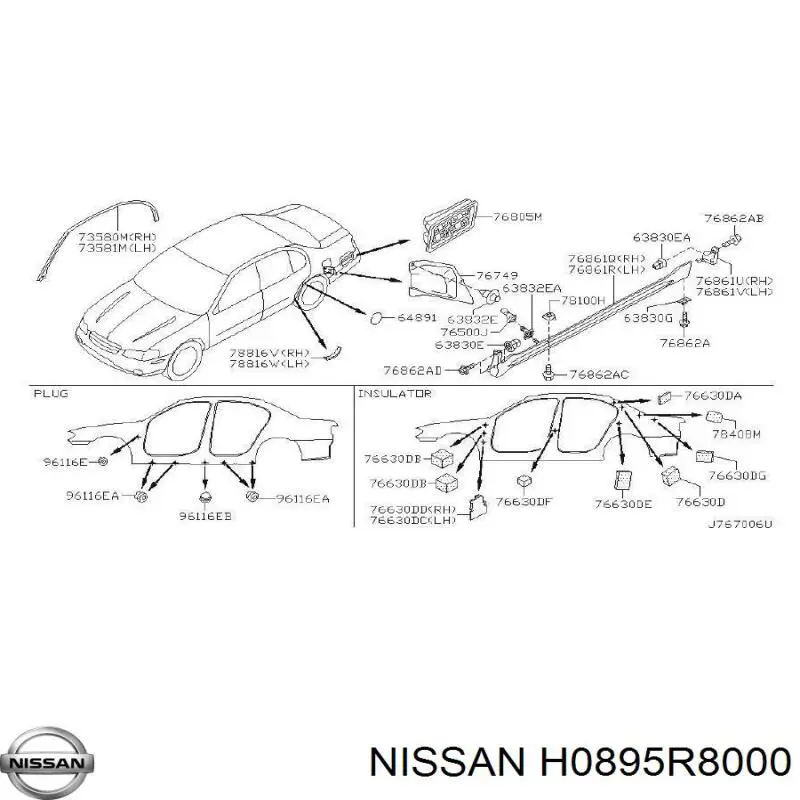  H0895R8000 Nissan