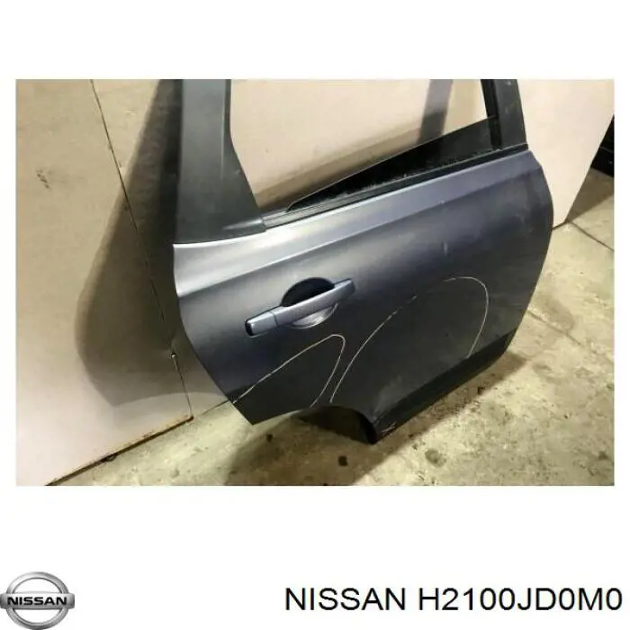 Двері задні в зборі Nissan/Infiniti H2100JD0M0