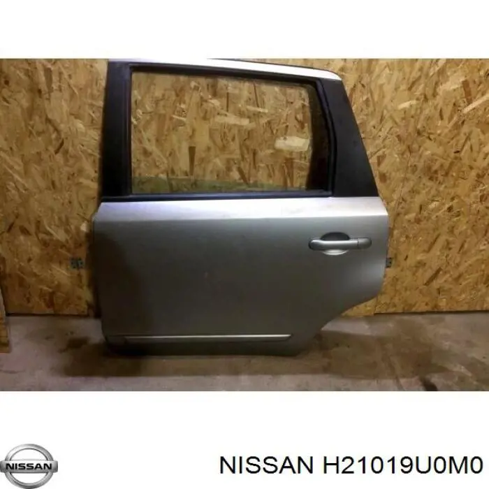 H21019U0M0 Nissan двері задні, ліві