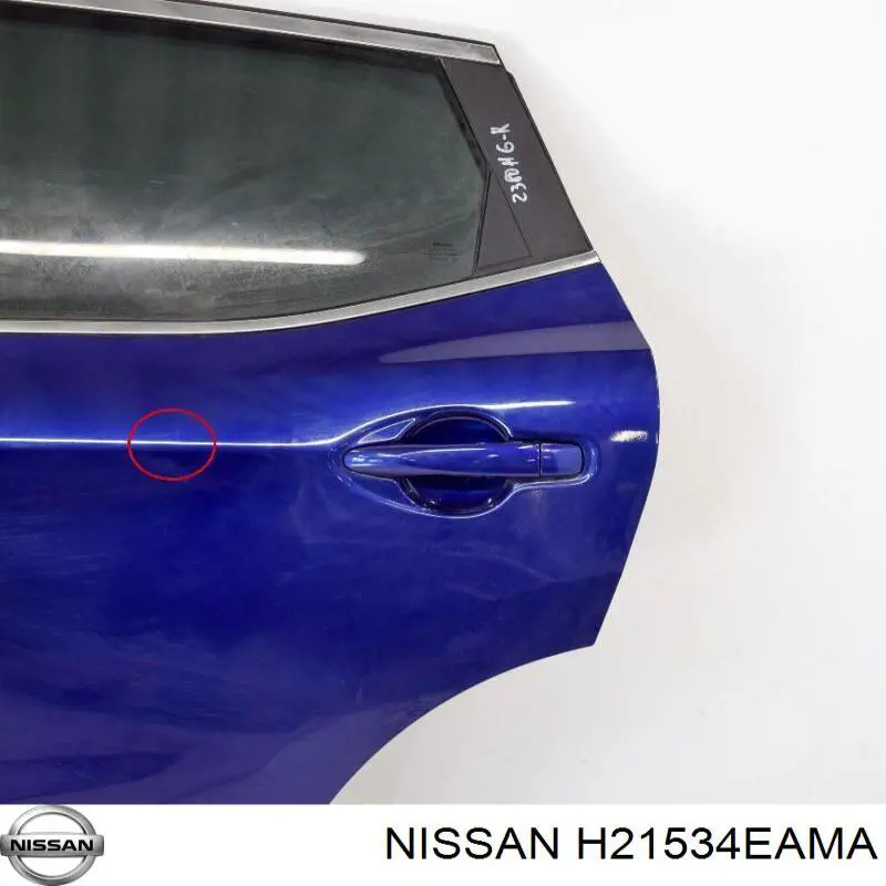 H21534EAMA Nissan/Infiniti Двері пасажирськи задні ліві
