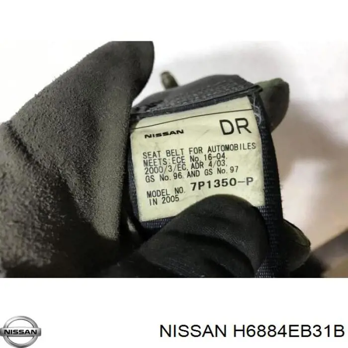 Купити H6884EB31B Nissan/Infiniti Пасок безпеки передній правий