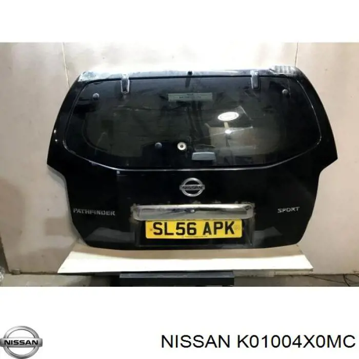 Двері задні, багажні (3-і)/(5-і) (ляда) Nissan Pathfinder (R51M) (Нісан Патфайндер)