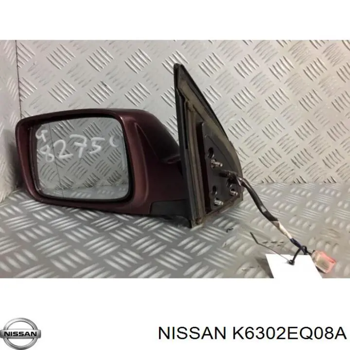 K6302EQ08A Nissan дзеркало заднього виду, ліве