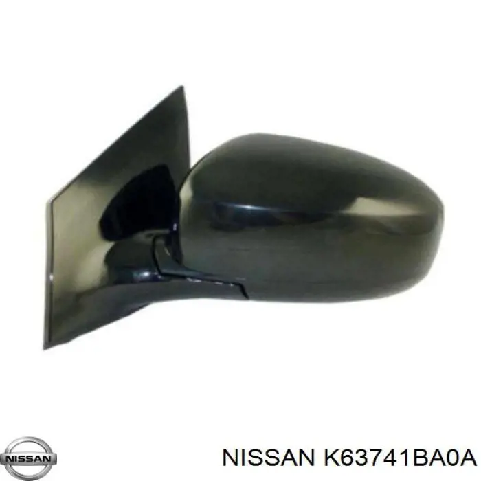 Накладка дзеркала заднього виду, ліва Nissan Murano (Z51) (Нісан Мурано)