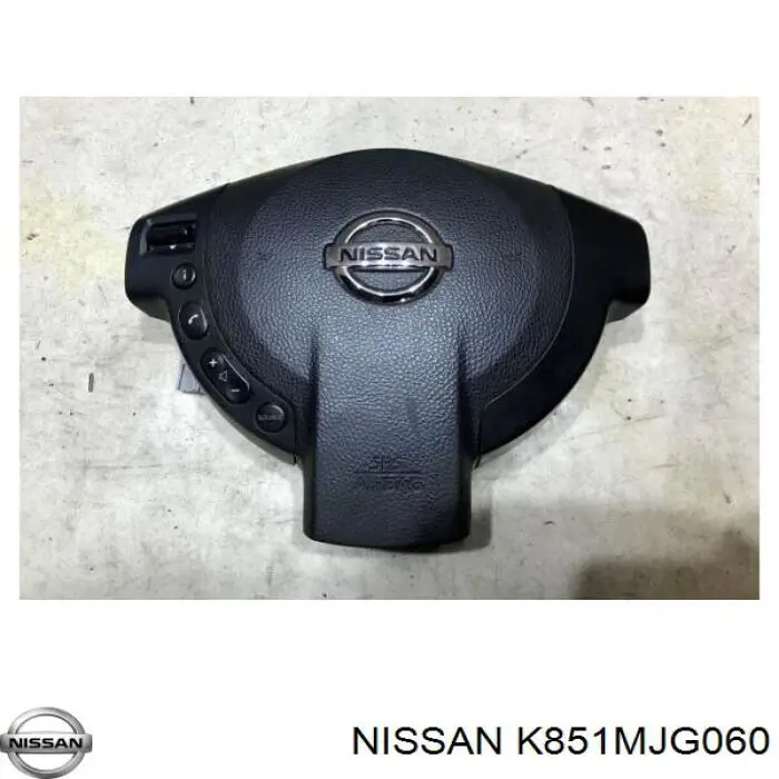 K851MJG060 Nissan/Infiniti Подушка безпеки, водійська, AIRBAG